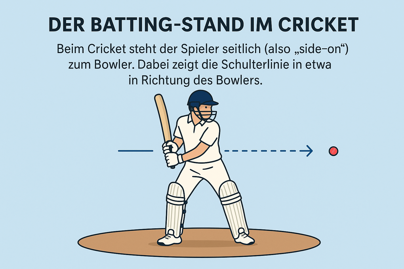 Cricket pitch and crease