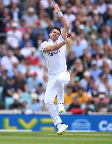 Bowler delivering a ball